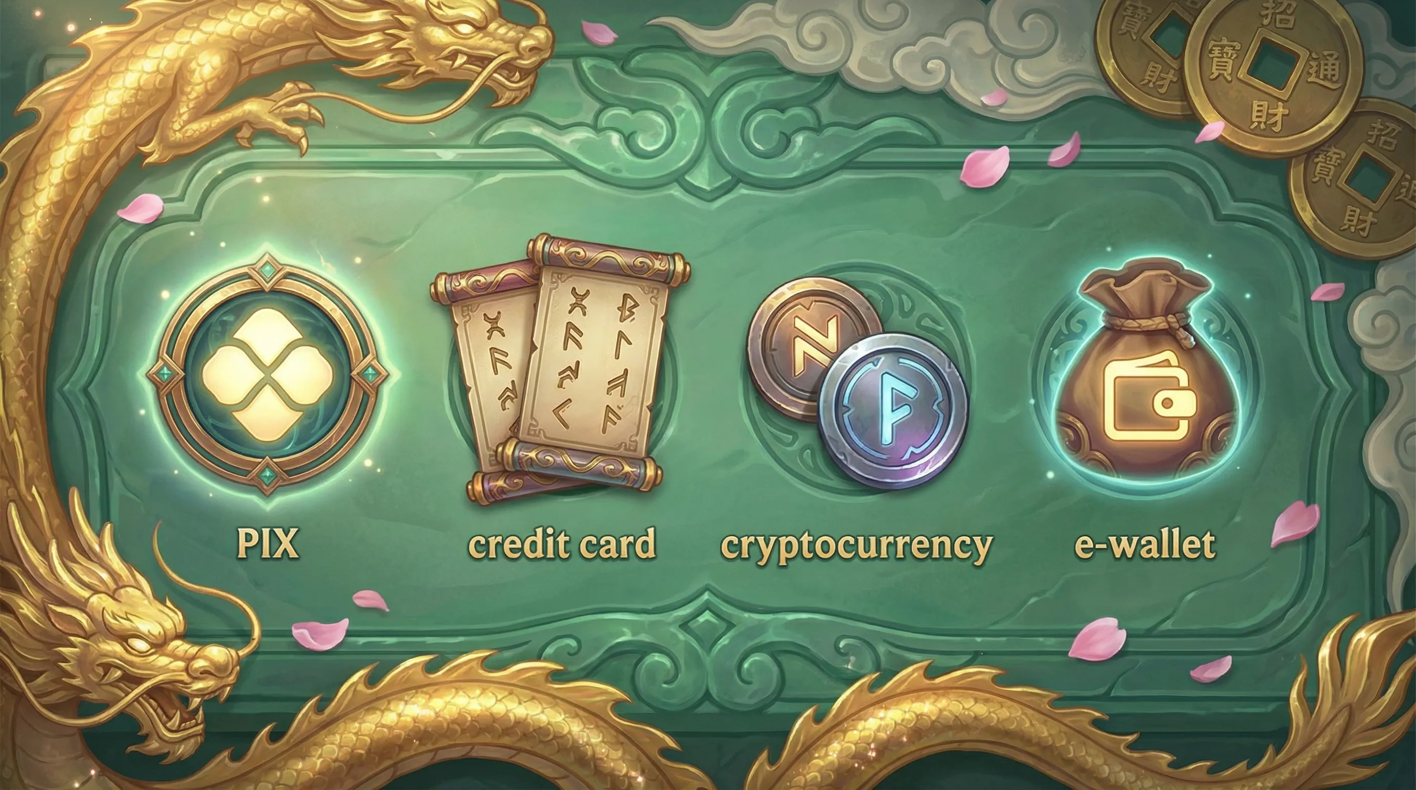 Métodos de pagamento aceitos no galerabet incluindo PIX